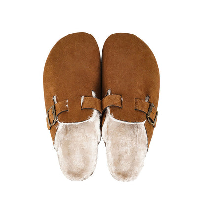 Ladies Faux Suede Clogs