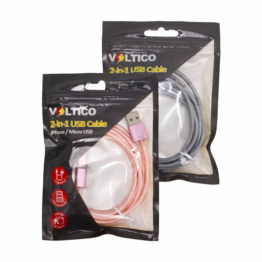 Voltico 2In1 USB Cable 1.2M