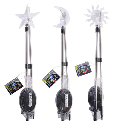 Solar Stake Light-SunMoonStar