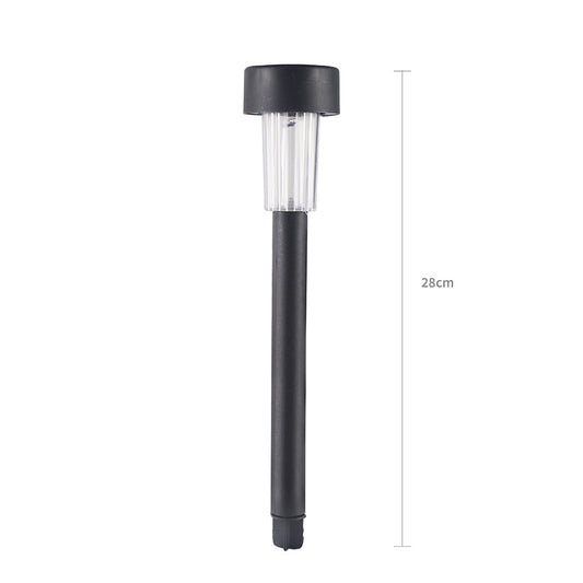 Plastic Solar Light Black