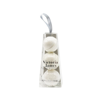Sparkling Scented Bath Fizzers Silver