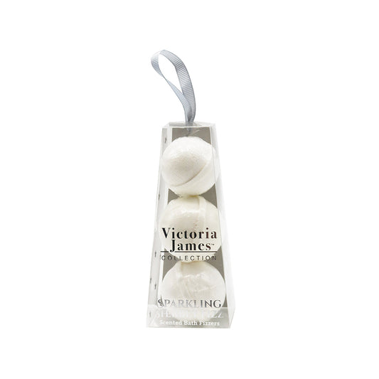 Sparkling Scented Bath Fizzers Silver