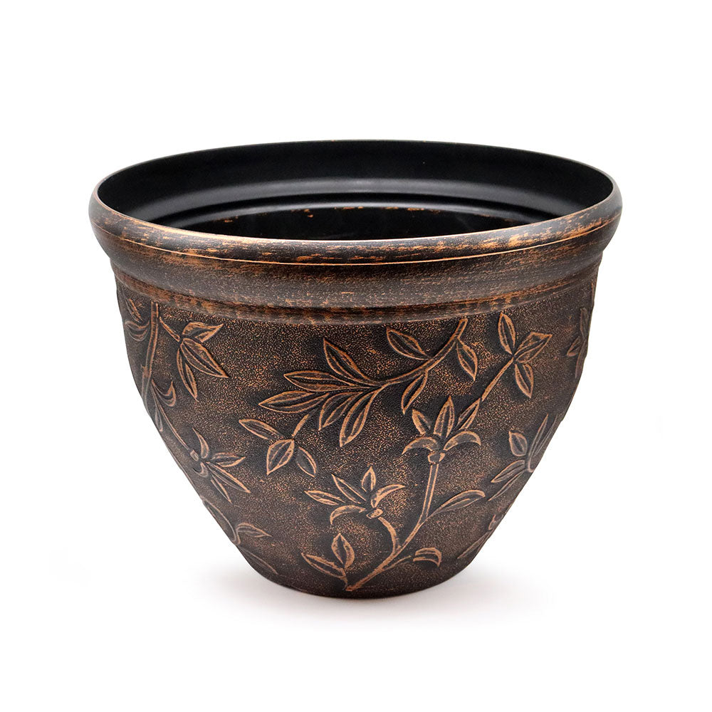 Leaf Relief Flower Pot 34cm