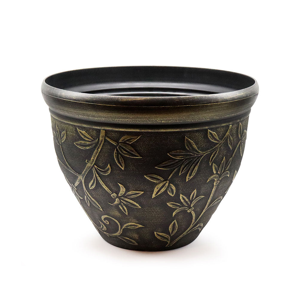 Leaf Relief Flower Pot 34cm
