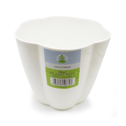 Petal Plastic Plant Pot 16cm