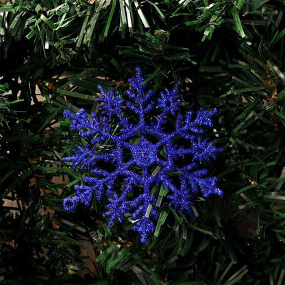Snowflake Decoration Blue 10PK